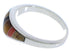 Multicolor Inlay Sterling Silver Ring Size 6 VX36797
